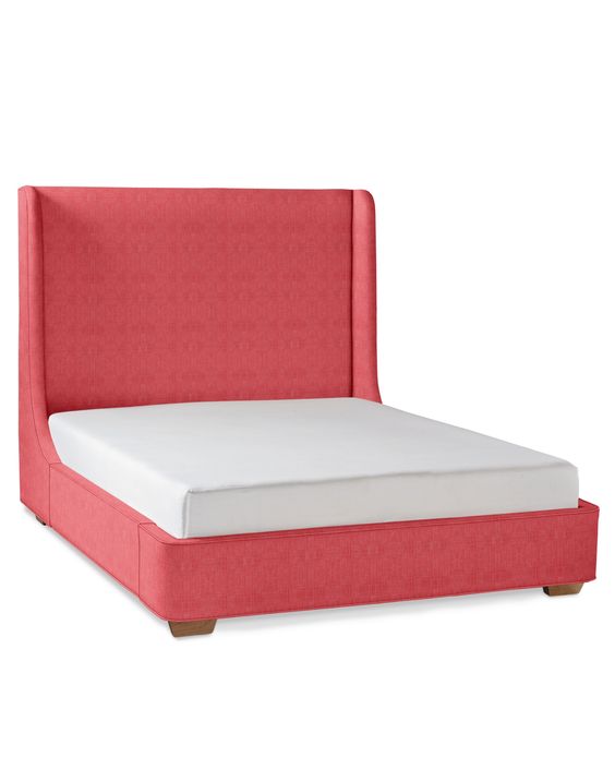 Upholstered bed by Serena & Lily